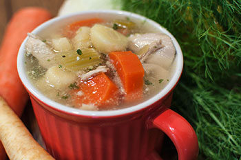 Chicken Noodle, Soup, Lunch, Portland Oregon