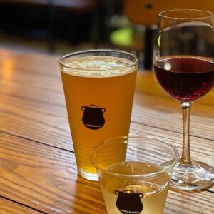 locally crafter beer and wine